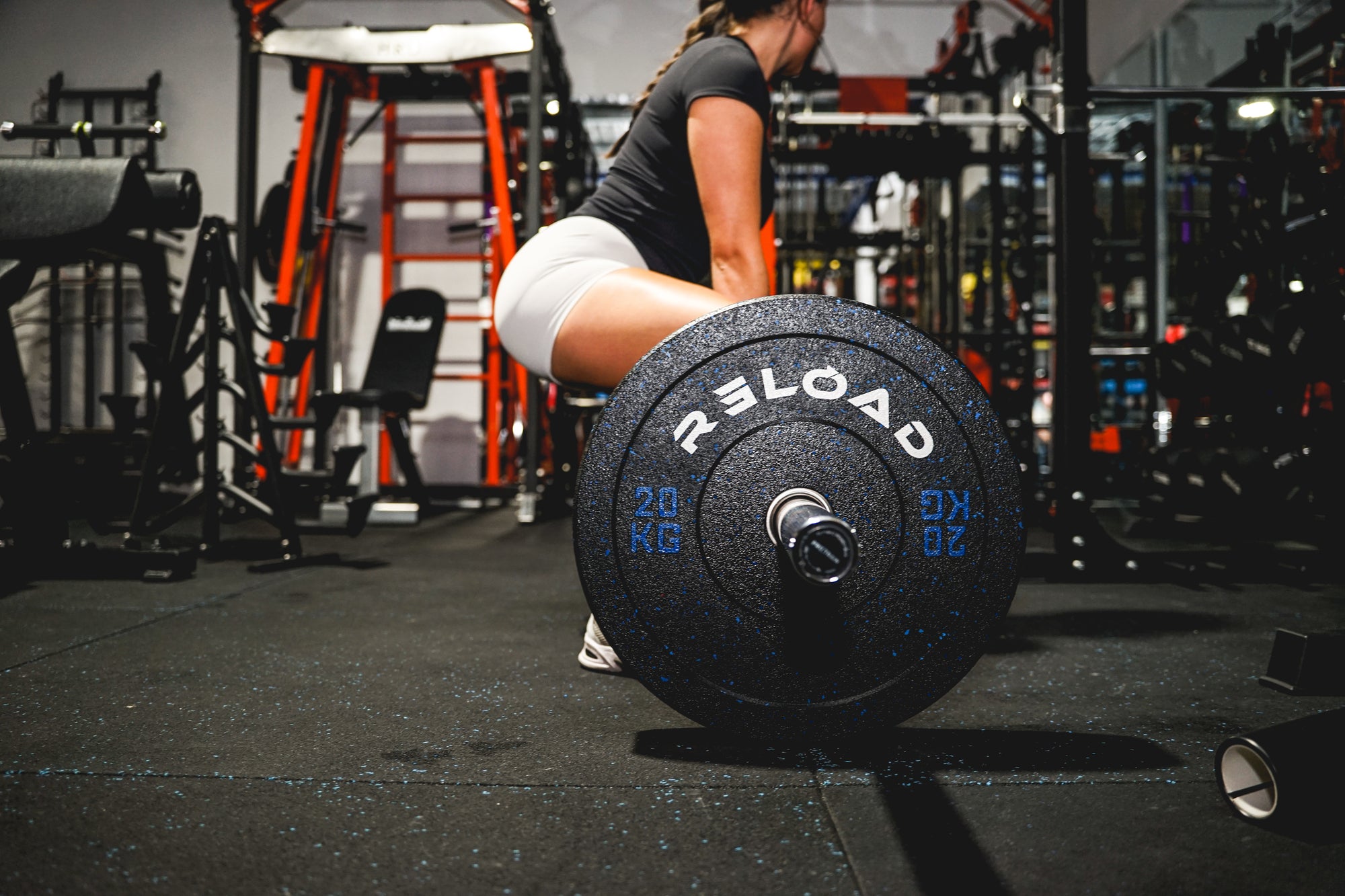 Fitness Hero Showroom bumper plates