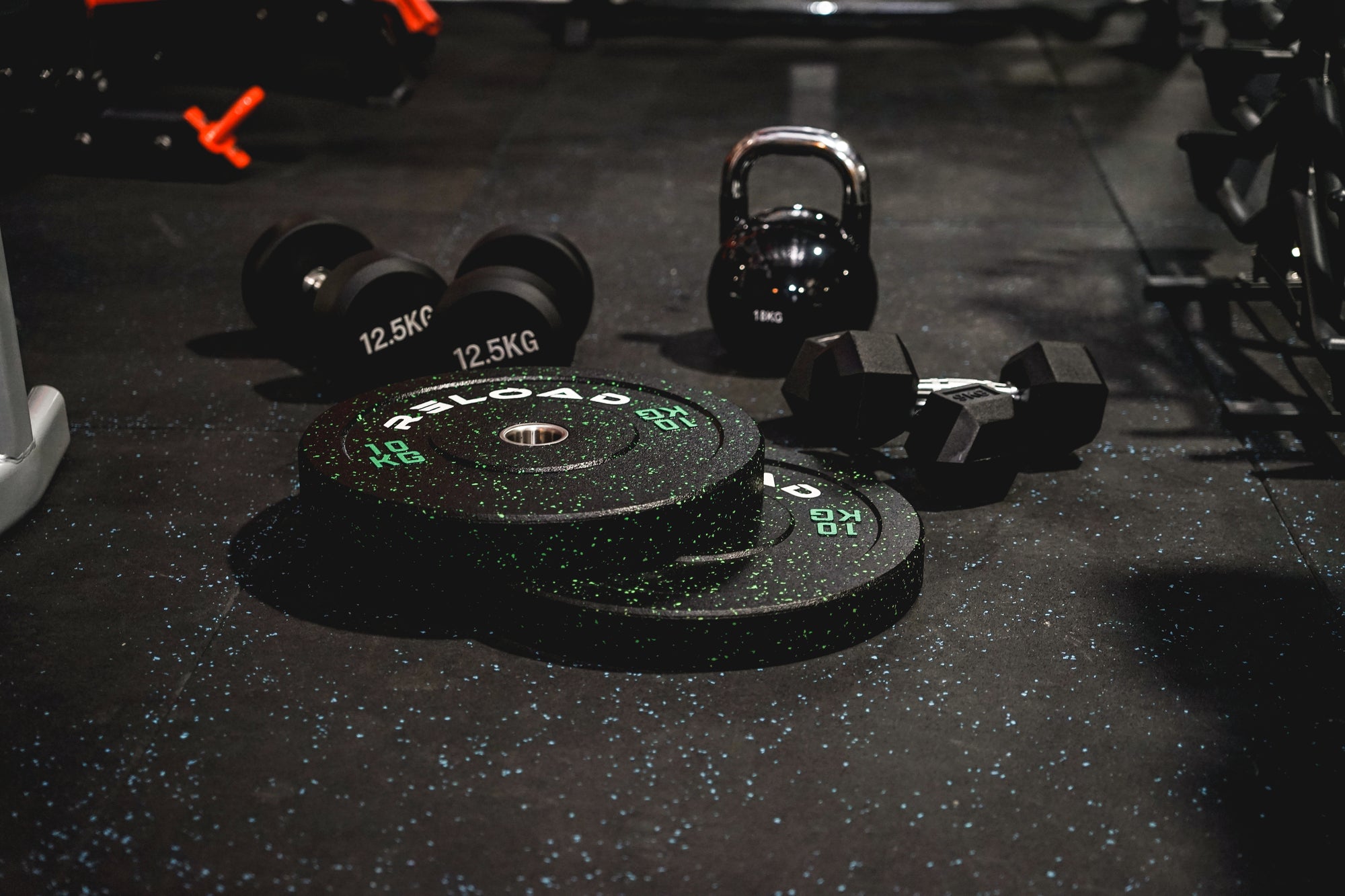 Fitness Hero Showroom products - Kettlebells dumbbells and bumper plates