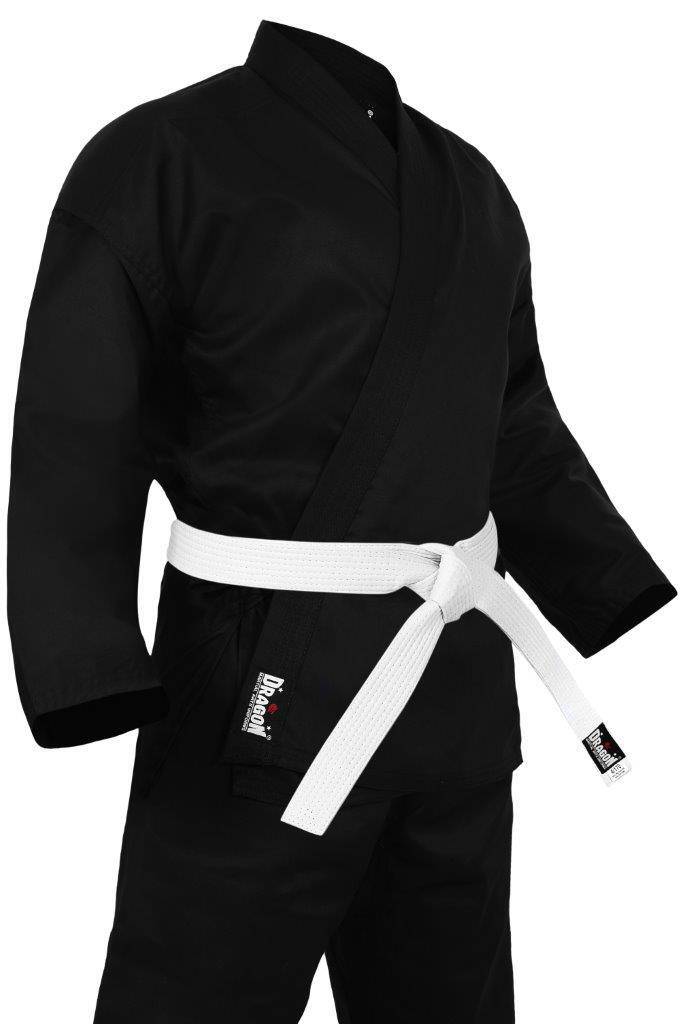 Dragon Karate Uniform Black 8oz