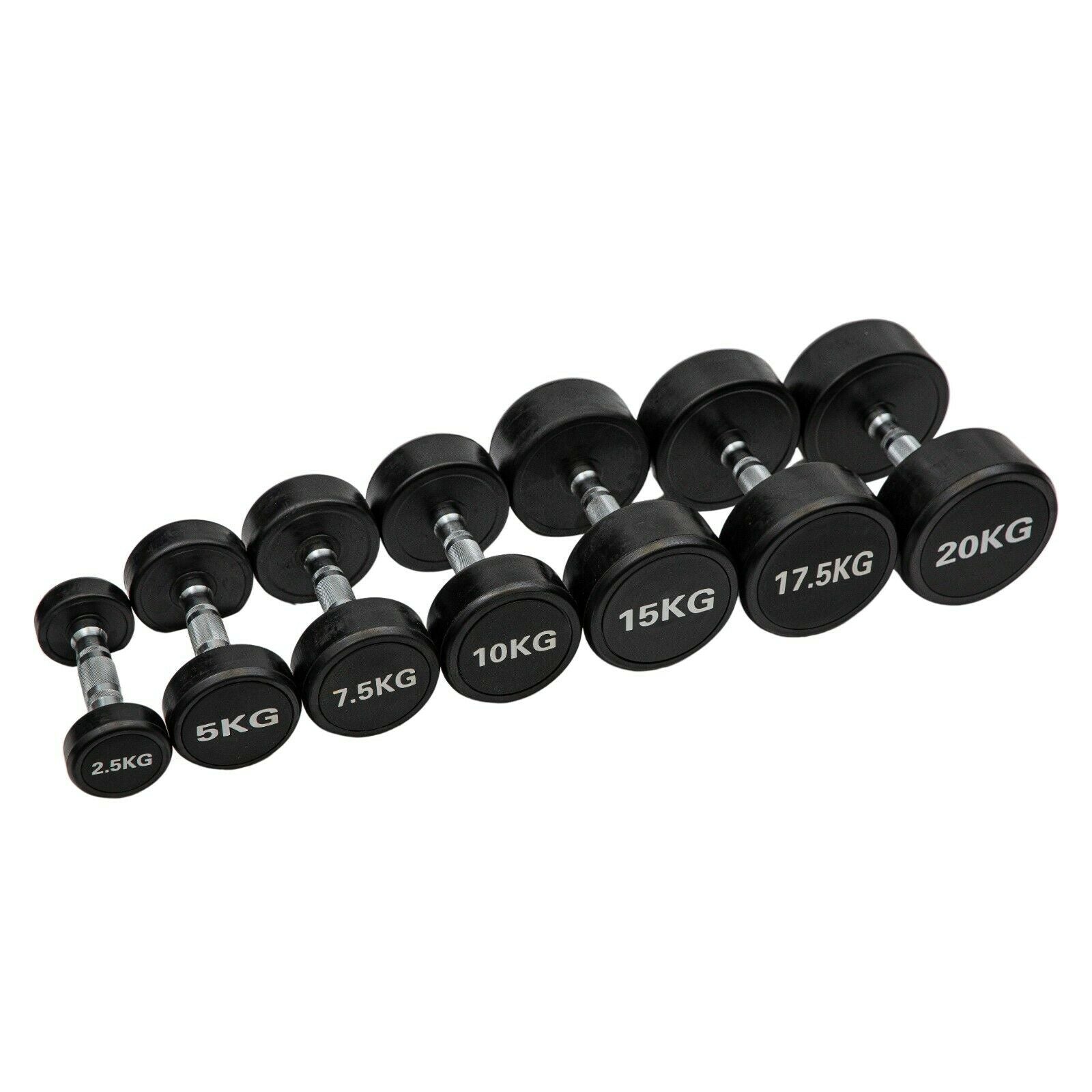 Commercial Round PU Dumbbells Sold in Pairs